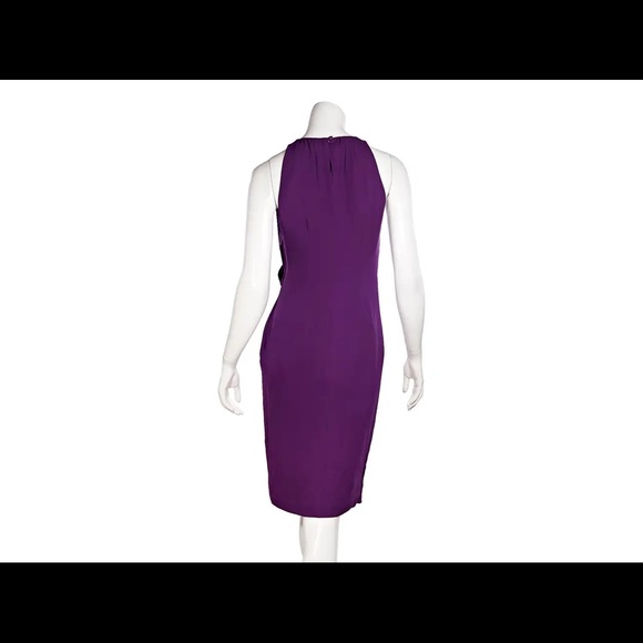 EUC Moschino Cheap And Chic dress Purple, Silk sz8 - Picture 7 of 15